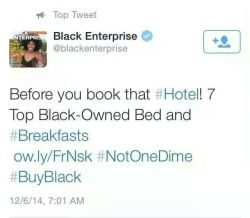 kingjaffejoffer:  darvinasafo:  Support  http://www.blackenterprise.com/lifestyle/5-top-black-owned-bed-breakfasts/