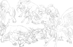 equine orgy wip - by SabretoothedErmine oh… oh my