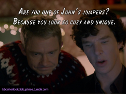 “Are you one of John’s jumpers? Because you look
