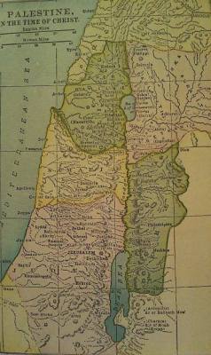 Ancient Palestine map