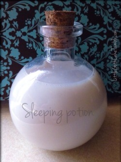 littlegothcake:  Sleeping Potion  -Tea of your choice  -3 teaspoons