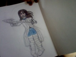 Remember when I said I was going to draw dwarves in a Puella