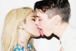 theamethystorchid:  Sky Ferreira & Cole Mohr. 