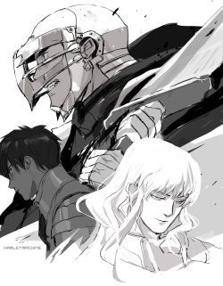 Watched some of the 90’s Berserk anime today~ (Print available