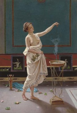 23silence:  Alfonso Savini (1836-1908) - The incense burner 