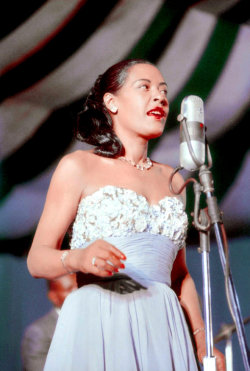 black-0rpheus:  Billie Holiday at the Newport Jazz Festival,