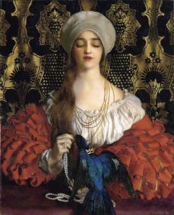 snowce:  Frank Cadogan Cowper, The Blue Bird, 1918