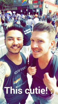 I had so much fun during pride this weekend! David is so sweet,