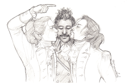 hamiltonshorn:  the gay trio are probably my fav thing to draw