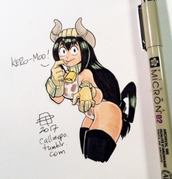 callmepo: Froppy Cowbell!   Her hero costume provided the inspiration.