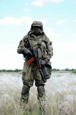 igunsandgear:  Spetsnaz with sound suppressed AKS-74U. 