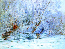 bofransson:  The Frost, 1885 Claude Monet 