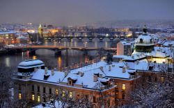allthingseurope:  Prague in winter (by DoctorNo_34) 
