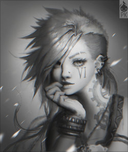 Vi Portrait Fan Art by Zeronis The artist who drew the concept