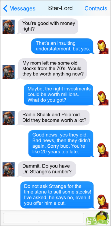 thesuperheroesnetwork:  Texts From SuperheroesFacebook | Twitter