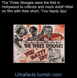 ultrafacts:    The film satirized the Nazis and the Third Reich