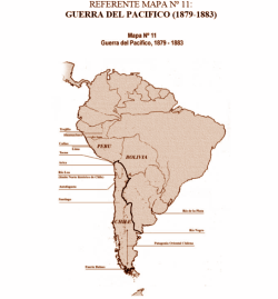 Algo de historia….. mapa de Chile en 1881 antes del tratado