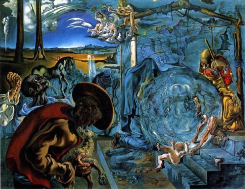 Salvador Dalí.  The Birth of a New World.  1942 Nudes &