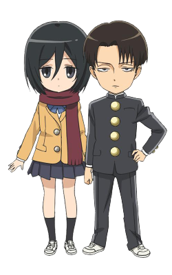 Shingeki! Kyojin Chuugakkou Transparents:Kouhai & Sempai