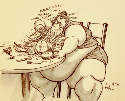ray-norr: “Feast for one”  Try to have a happy turkey day everyone.  