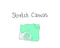 meganleppla:  Stretching Canvas Why?Painting on canvas can be
