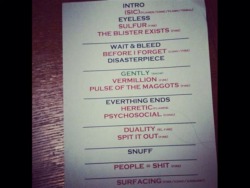 Slipknot setlist