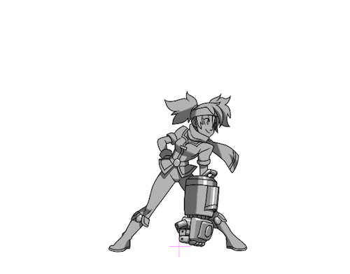 indivisiblerpg:Lock n’ Load!Today’s @indivisiblerpg update features Kampan and her trusty Buster Arm!She really packs a punch!  She was sooooooo much fun to work on :p