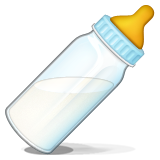 little-nekochii:   transparent pastel baby bottle emojis ♡