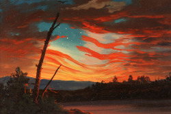    Frederic Edwin Church.Â Our Banner in the Sky.Â 1861.