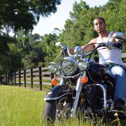 nudebikershots:Florida rider…  #moto #FLbiker #ELJohan #FLModel