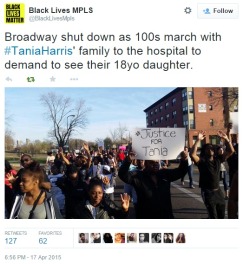 iwriteaboutfeminism:  Friday, April 17thPolice blocked Tania