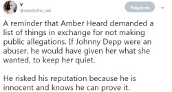 dumbass-bitch-disease:  supportjohnnydepp:  #JohnnyDeppIsInnocent#amberheardiscancelled
