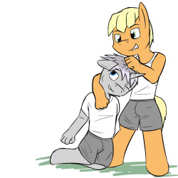Vitus and male Applejack, done in a rush, tons of mistakes, but