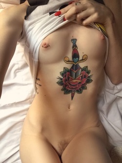 gypsyrose27:Part 2  Oh Jesus that’s sexy!  Amazing ink!
