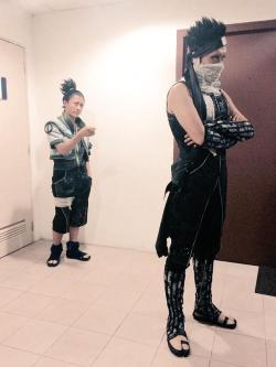 naruto-stage:  hattori tsubasa (shika) and uchida asahi (zabuza)