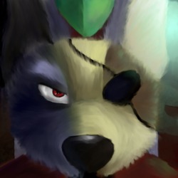 crowvo:  Posting up this WIP of Star Fox 64’s Wolf. I preferred