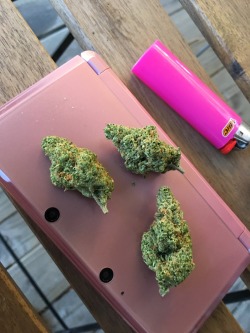 baked-barbie:My boyfriend picked me up some bud called Space