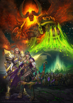 worldofwarcraftart:World of Warcraft: Shadows of Argus by Glenn