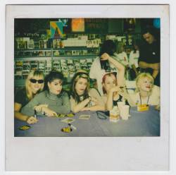 auraofhorror-deactivated2020083:  Polaroid of L7 with Courtney