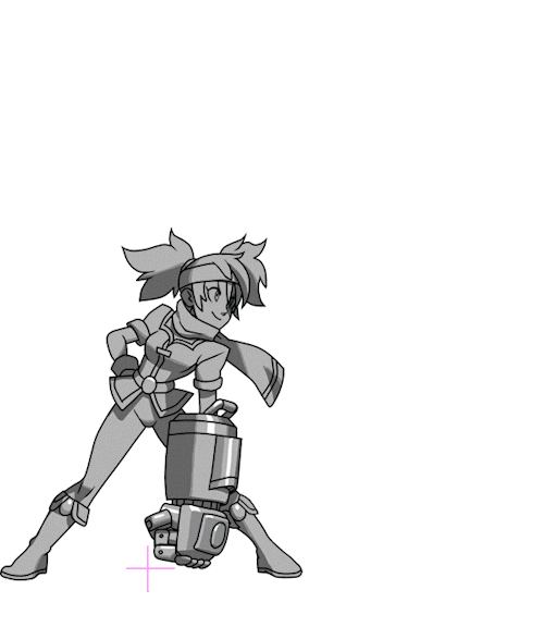 indivisiblerpg:Lock n’ Load!Today’s @indivisiblerpg update features Kampan and her trusty Buster Arm!She really packs a punch!  She was sooooooo much fun to work on :p