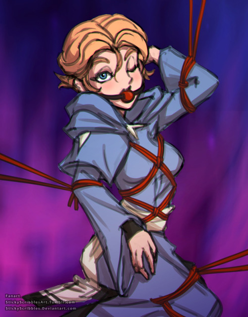 Sypha being a bit naughty and tied up at the moment. //Like what