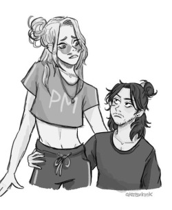 akatsukink:doodlesss, them with buns