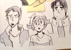 chiumonster: doodled some voltron boys the other night 