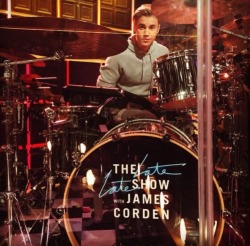 keeping-up-with-bieber:  latelateshow: Our drummer looks… Different.