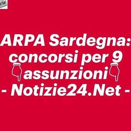 ARPA Sardegna: concorsi per 9 assunzioni - Notizie24.Net https://buff.ly/2BFFt0y⠀