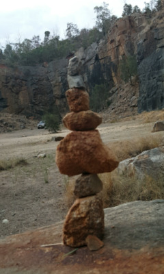 Stacking rocks is soo calming…requires yo to relax and