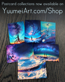 yuumei-art: I finally made postcards! :D There are 8 collections,