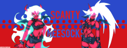 bayo-netta:  “We are the Demon Sisters, Scanty & Kneesocks!”