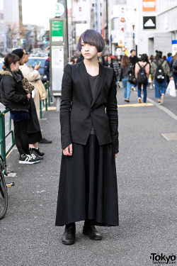 tokyo-fashion:  19-year-old Shoya on the street in Harajuku.