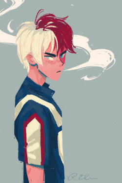 rachelelese: Todoroki doodle! Might draw all of Class 1A :3